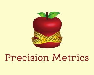 Measurement - Fit Apple Nutrition Measuring Tape logo design