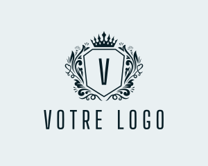 Luxe - Deluxe Boutique Shield logo design