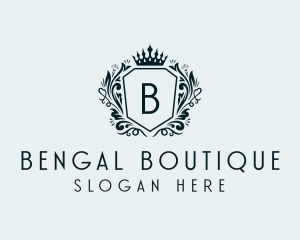 Deluxe Boutique Shield logo design