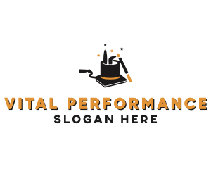 Performance - Magic Rabbit Hat School logo design
