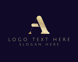 Premium Elegant Letter A Logo