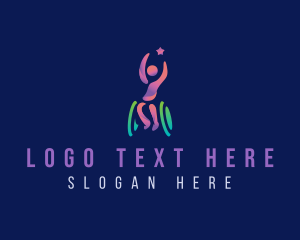 Physiotherapy - Wheelchair Disability Organization logo design