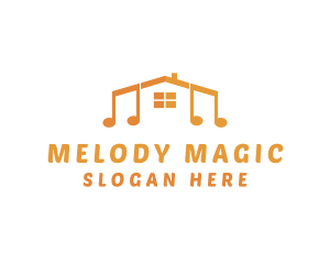 House Music School logo design