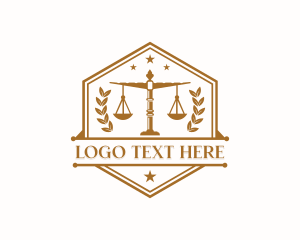 Prosecutor - Justice Legal Scale logo design