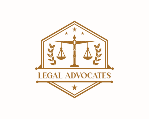 Justice Legal Scale logo design