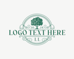 Forestry - Tree Arborist Garden logo design