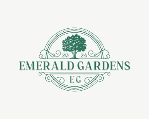 Tree Arborist Garden logo design