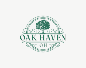 Tree Arborist Garden logo design