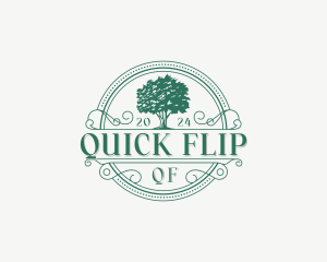 Tree Arborist Garden logo design