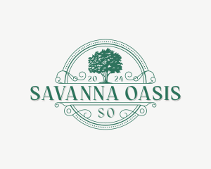 Tree Arborist Garden logo design