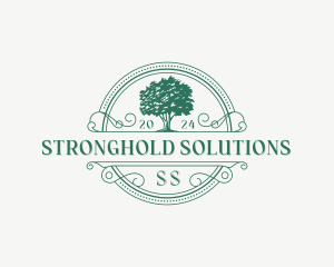 Tree Arborist Garden logo design