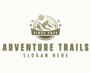 Adventure Mountain Peak logo design