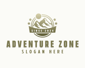 Adventure Mountain Peak logo design