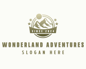 Adventure Mountain Peak logo design