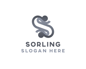 Elegant Design Path Letter S logo design