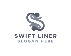 Elegant Design Path Letter S logo design