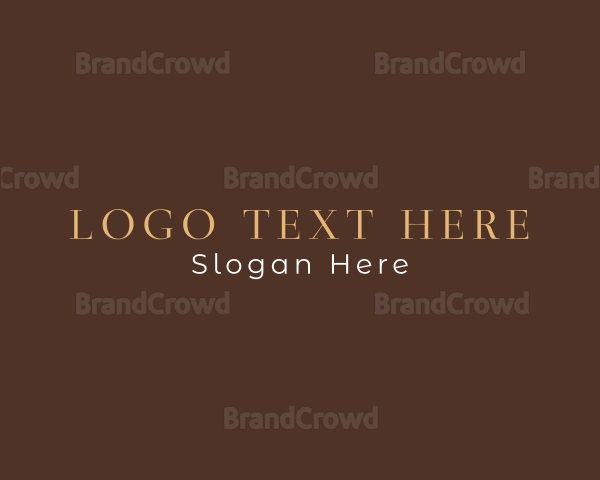 Elegant Serif Boutique Logo