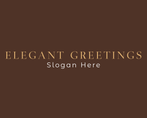 Elegant Serif Boutique logo design