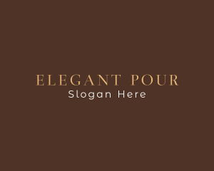 Elegant Serif Boutique logo design