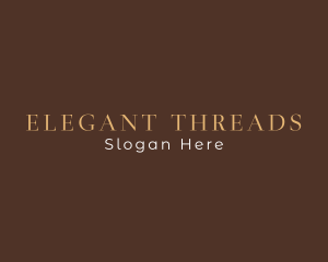 Elegant Serif Boutique logo design