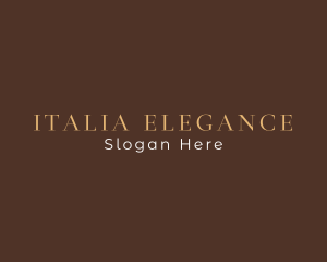 Elegant Serif Boutique logo design