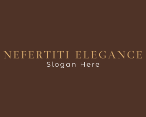 Elegant Serif Boutique logo design