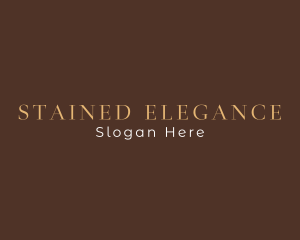 Elegant Serif Boutique logo design