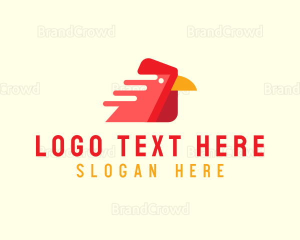 Chicken Fast Food Logo