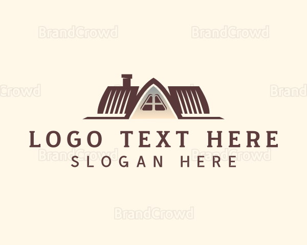 House Roofing Builder Logo