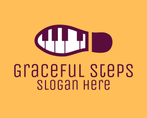 Piano Tap Dance logo design