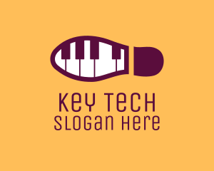 Keyboard - Piano Tap Dance logo design