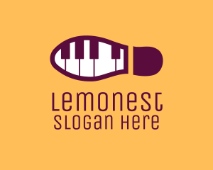 Musical - Piano Tap Dance logo design