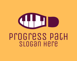 Piano Tap Dance logo design