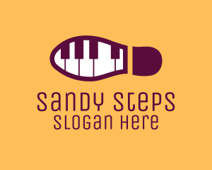 Piano Tap Dance logo design