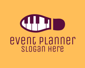 Musical Instrument - Piano Tap Dance logo design