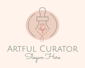 Tulip Rose Oil  logo design