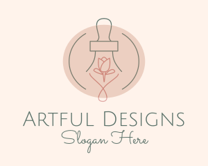 Tulip Rose Oil  logo design