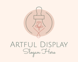 Tulip Rose Oil  logo design