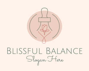 Self Care - Tulip Rose Oil logo design