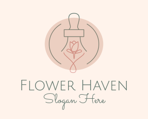 Tulip Rose Oil  logo design