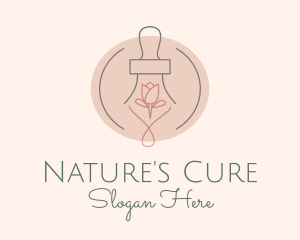 Naturopath - Tulip Rose Oil logo design