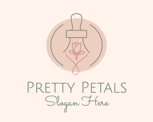 Tulip Rose Oil  logo design