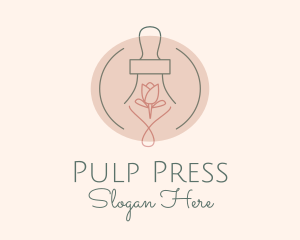 Tulip Rose Oil  logo design