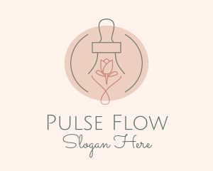 Tulip Rose Oil  logo design