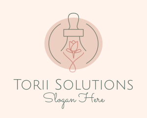 Tulip Rose Oil  logo design