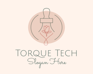 Tulip Rose Oil  logo design