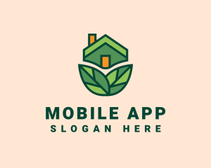 Real Estate - Green Leaf House logo design