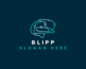 Technology AI Brain Logo