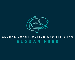 Technology AI Brain Logo