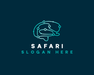 Coding - Technology AI Brain logo design